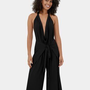 BNWT 2-in-1 Halara Palazzo Pants / Jumpsuit, Size M in BLACK